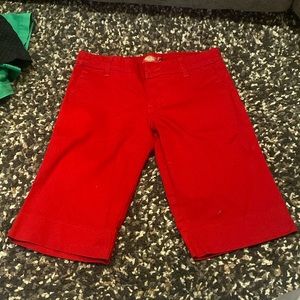 Vintage Dickies Long Red Shorts Women’s size 3